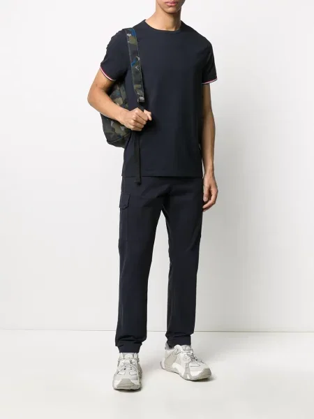 Tempti marškinėliai Moncler mėlyna