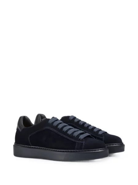 Sneakerși Doucal's din piele de căprioară albastru
