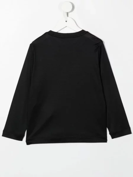 Dětské tričko Emporio Armani černé