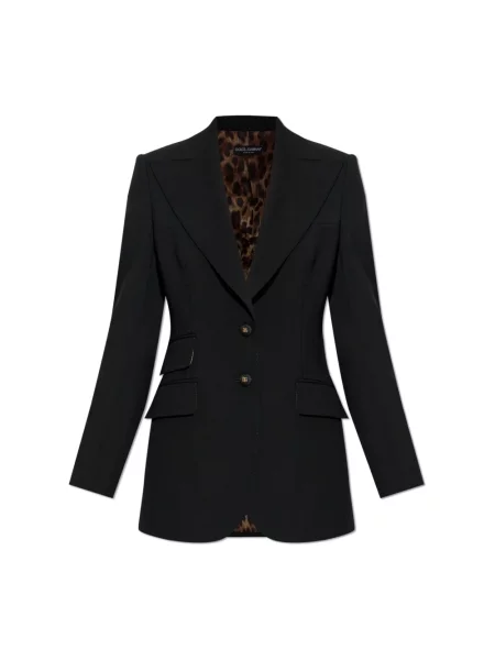 Marynarka Dolce And Gabbana wełniana czarna