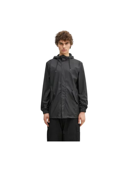 Kurtka przeciwdeszczowa Rains Fishtail black czarna