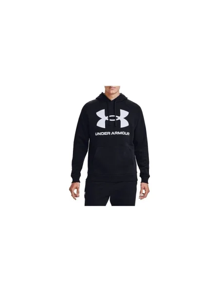 Hanorac cu glugă Under Armour din fleece negru