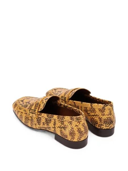 Pantofi loafer Dries Van Noten din piele galben