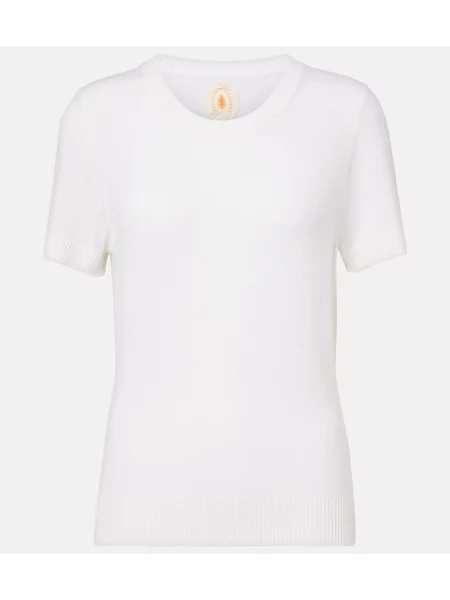 Majica Jardin Des Orangers iz kašmirja bela