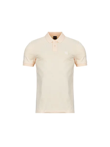Polo majica Boss s kratkimi rokavi oranžna