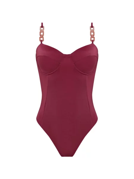 Колие Brigitte червено