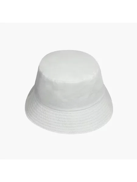 Kangol Cotton Bucket kapelusz biały