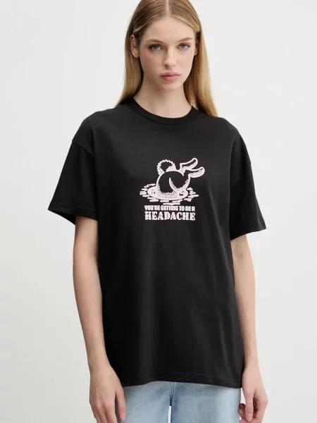 Тениска Vans дамска черно