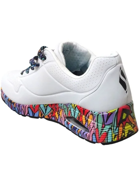 Pantofi Skechers alb