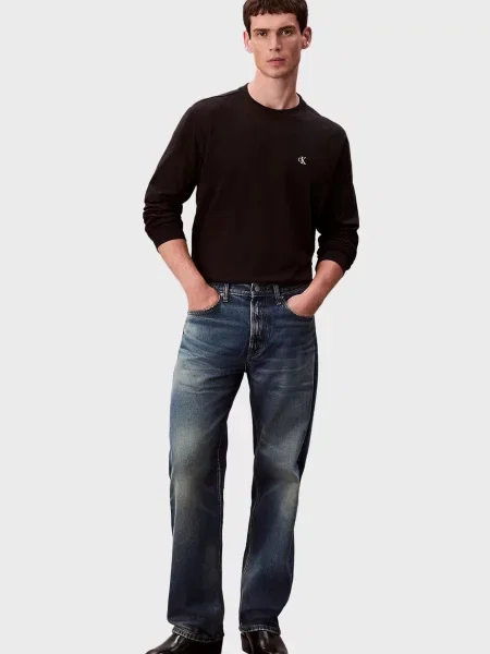 Лонгслив Calvin Klein Jeans черный