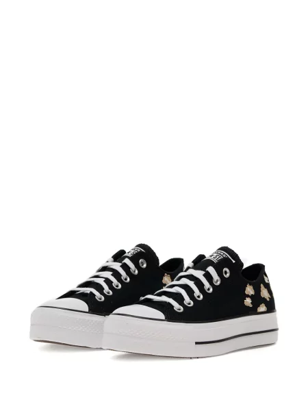 Sneakerși Converse Chuck 70 cu platformă cu imagine cu model leopard gri