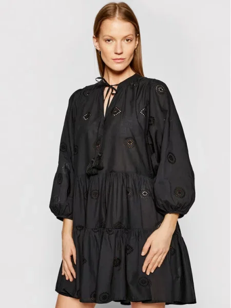 Seafolly Ljetna haljina Embroidery crna
