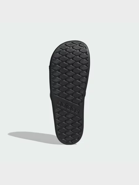 Синтетический шлепанцы Adidas черные