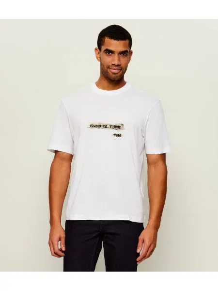 Hugo Blue Tricou Naxter alb