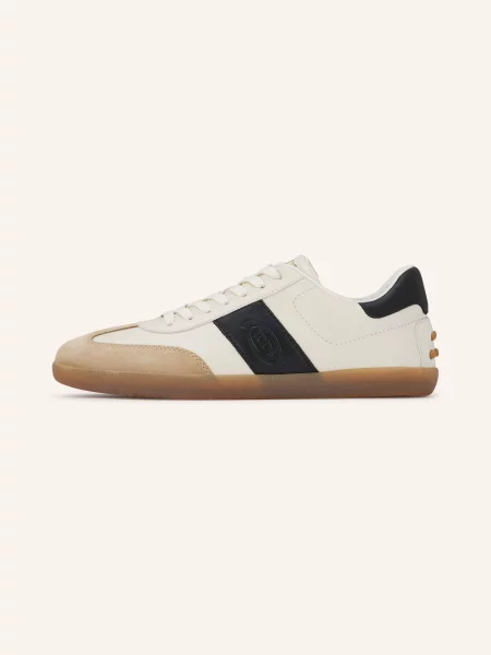 Tod's Trampki beige czarne