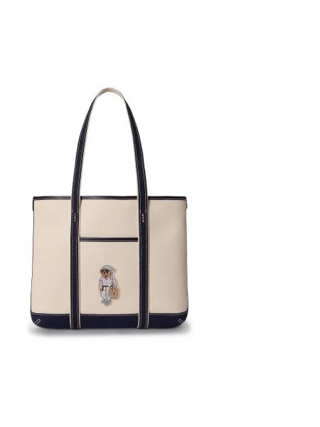 Geantă de mână Polo Ralph Lauren bej