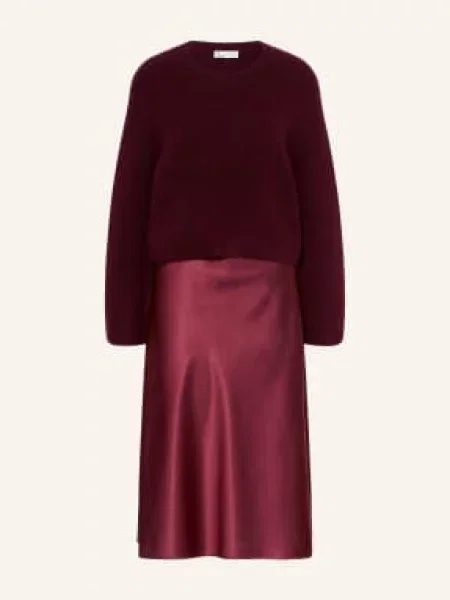 Phase Eight Zestaw Issy: Satynowa Sukienka Z Swetrem rot