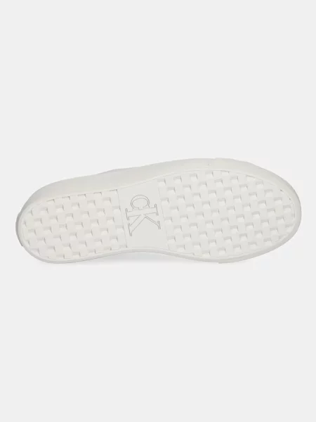 Calvin Klein sportcipő VULC FLATF LACE UP LTH CK szürke
