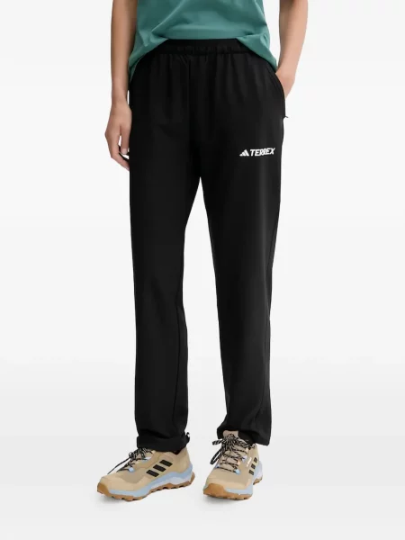 Pantaloni Adidas cu imagine alergare de catifea cord violet