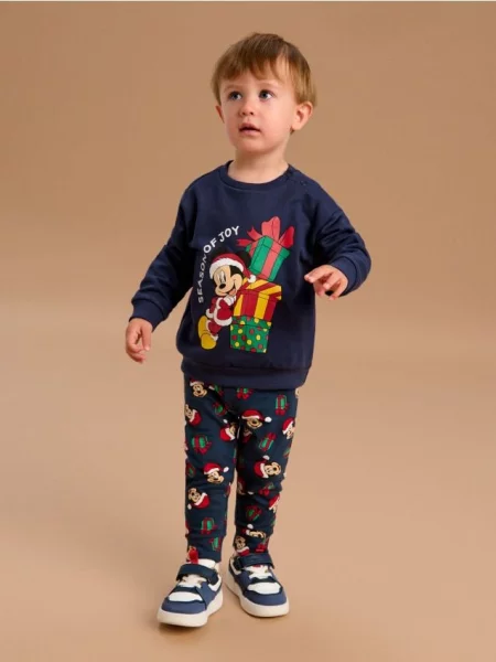 Sinsay Legíny Mickey Mouse námořnická modrá