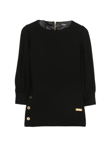 Sukienka dziecięca Balmain czarna