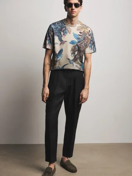 Medicine kratka majica z elastanom bež