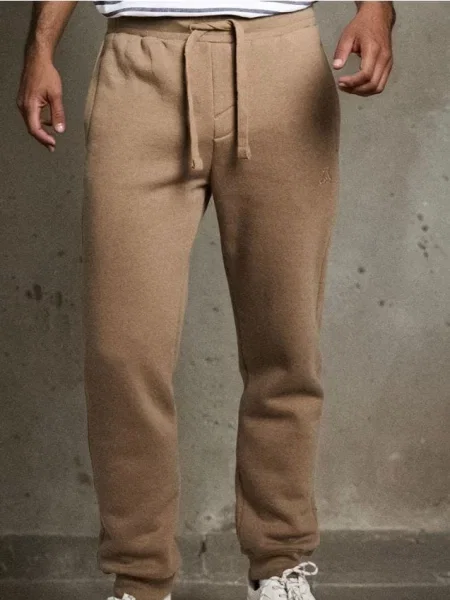 Sinsay Spodnie dresowe brązowy