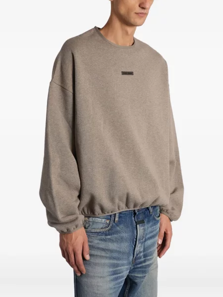 Džemperis Fear Of God Essentials su autografu pilka