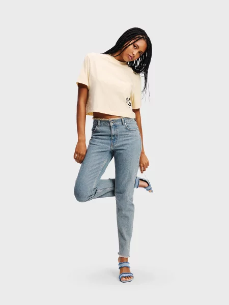 Прямые джинсы Karl Lagerfeld Jeans синие