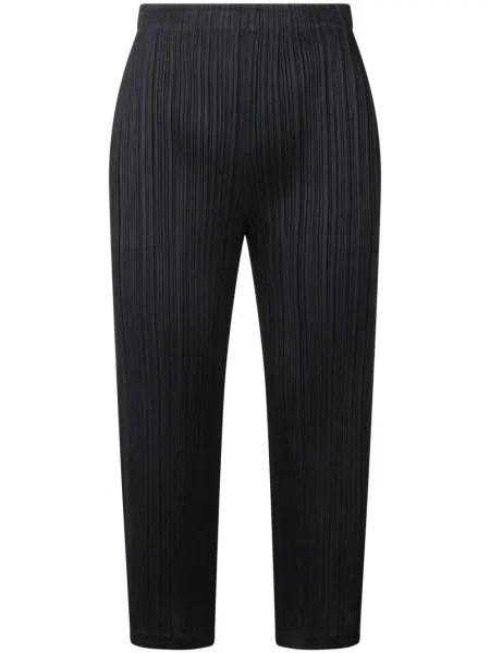 Cropp pantaloni Pleats Please Issey Miyake plisate negru