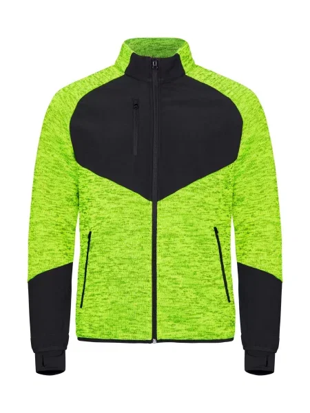 Clique Kurtka Haines z polaru i softshell – Visib Yellow żółta
