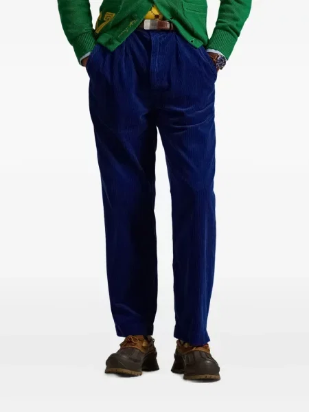 Μικρός κασκέτο Polo Ralph Lauren με χαμηλή μέση υφαίνω διαγωνίως πράσινο