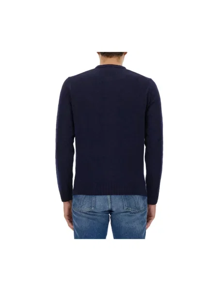 Sweter Lacoste wełniany niebieski