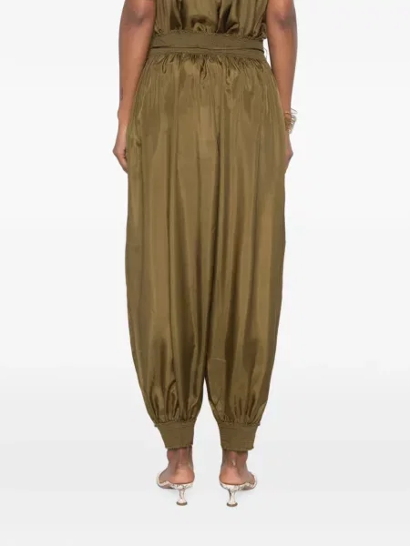 Pantaloni Zimmermann cu cordon verde