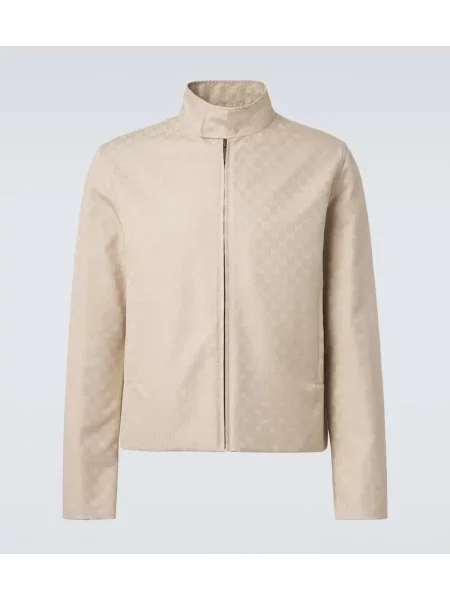 Geacă Gucci din canvas bej