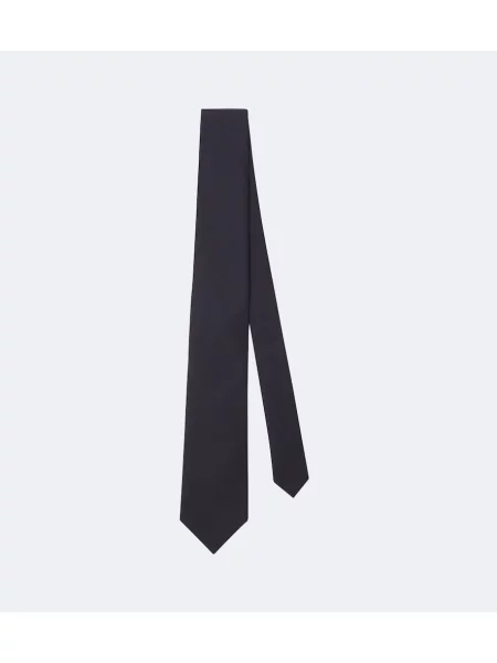 Cravată Brunello Cucinelli de lână albastru