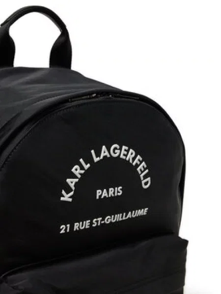 KARL LAGERFELD Batoh Černá bílý
