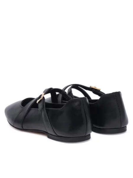 Tommy Hilfiger Balerina Th Buckle Cross Strap Maryjane fekete