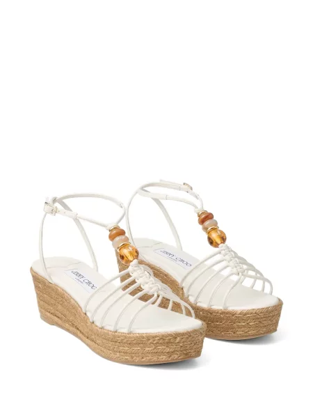 Sandale Jimmy Choo alb