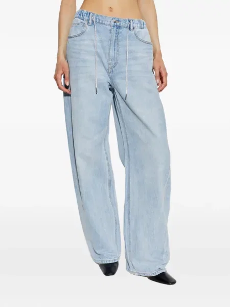 Blugi Alexander Wang cu cordon albastru