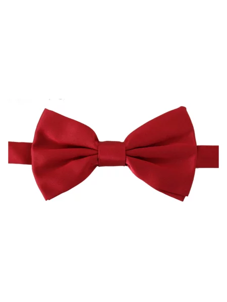 Krawat Dolce And Gabbana elegancki czerwony