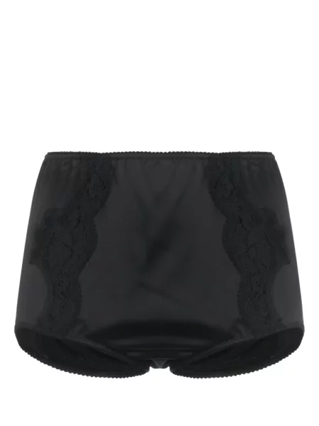 Chiloți Dolce & Gabbana din dantelă negru