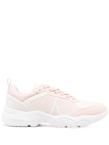 Sneakerși Calvin Klein Jeans cu imagine roz