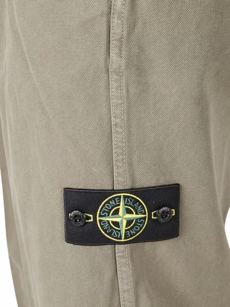 Θραύση παντελόνι chino Stone Island πέτρες πράσινο