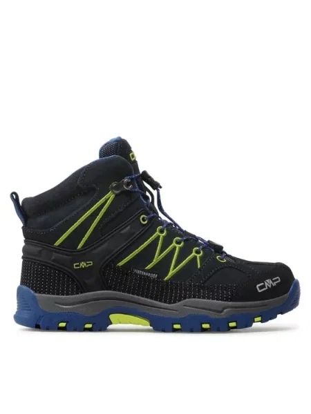 CMP Παπούτσια πεζοπορίας Kids Rigel Mid Trekking Shoe Wp Σκούρο μπλε