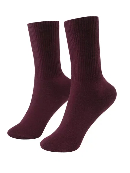 Cfab Zokni Lange Sportsocken | Pack burgundi vörös