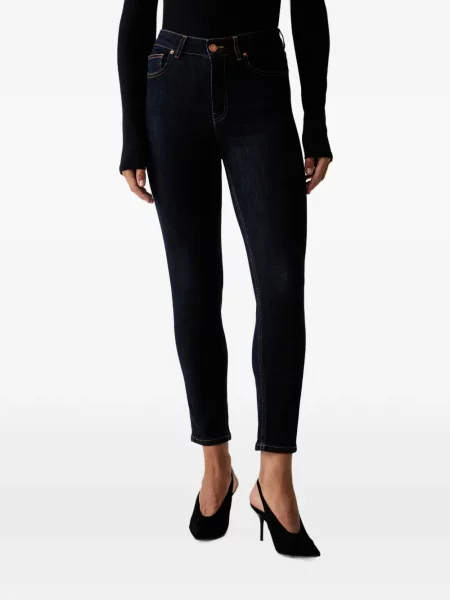 Blugi skinny Fracomina skinny fit albastru