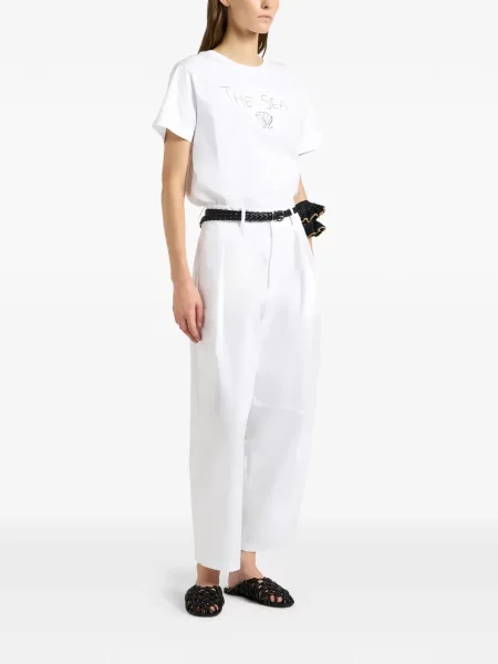 Pantaloni Liviana Conti alb