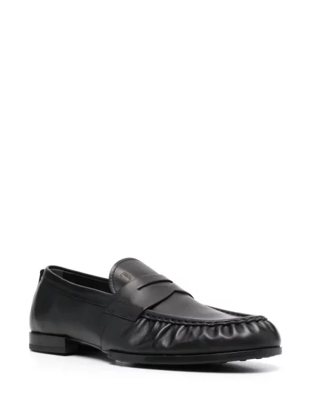 Iš natūralios odos loaferiai Tod's juoda