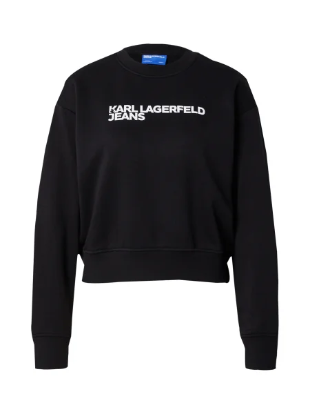 Geacă de blugi Karl Lagerfeld Jeans alb